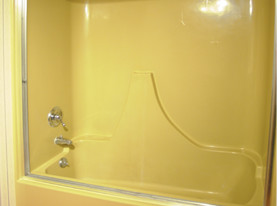 Shower Refinishing - Before Transformation